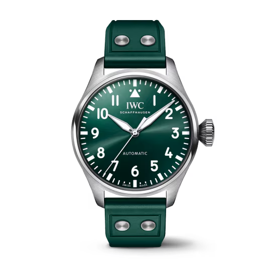 IWC Pilot's - Steel - 43 MM - Green Dial - IW329306 nyc watcher nyc watches