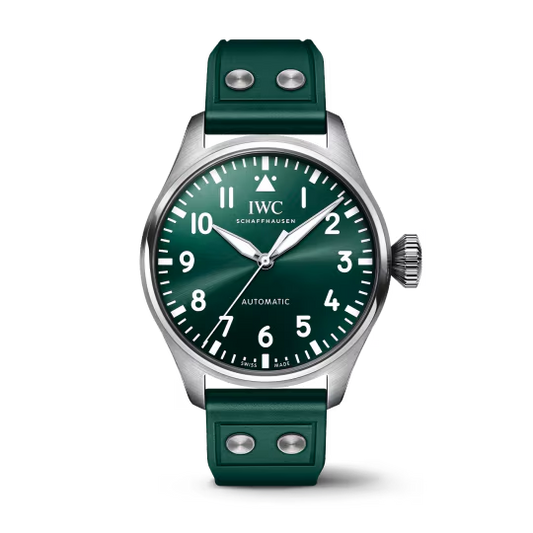 IWC Pilot's - Steel - 43 MM - Green Dial - IW329306 nyc watcher nyc watches