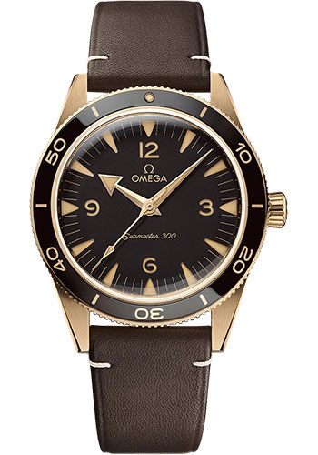 Omega Seamaster Broze 41 MM - Brown Leather Strap - Bronze Dial - 234.92.41.21.10.001 nyc watcher nyc watches