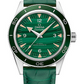 Omega Seamaster Platinum 41 MM - Green Leather Strap - Green Dial - 234.93.41.21.99.001 nyc watcher nyc watches