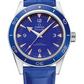 Omega Seamaster Platinum 41 MM - Blue Leather Strap - Blue Dial - 234.93.41.21.99.002 nyc watcher nyc watches