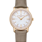 Vacheron Constantin Traditionnelle Pink Gold 33 MM - Brown Leather Strap - Diamond Bezel - White Mother-of-Pearl Dial - 1405T/000R-B636