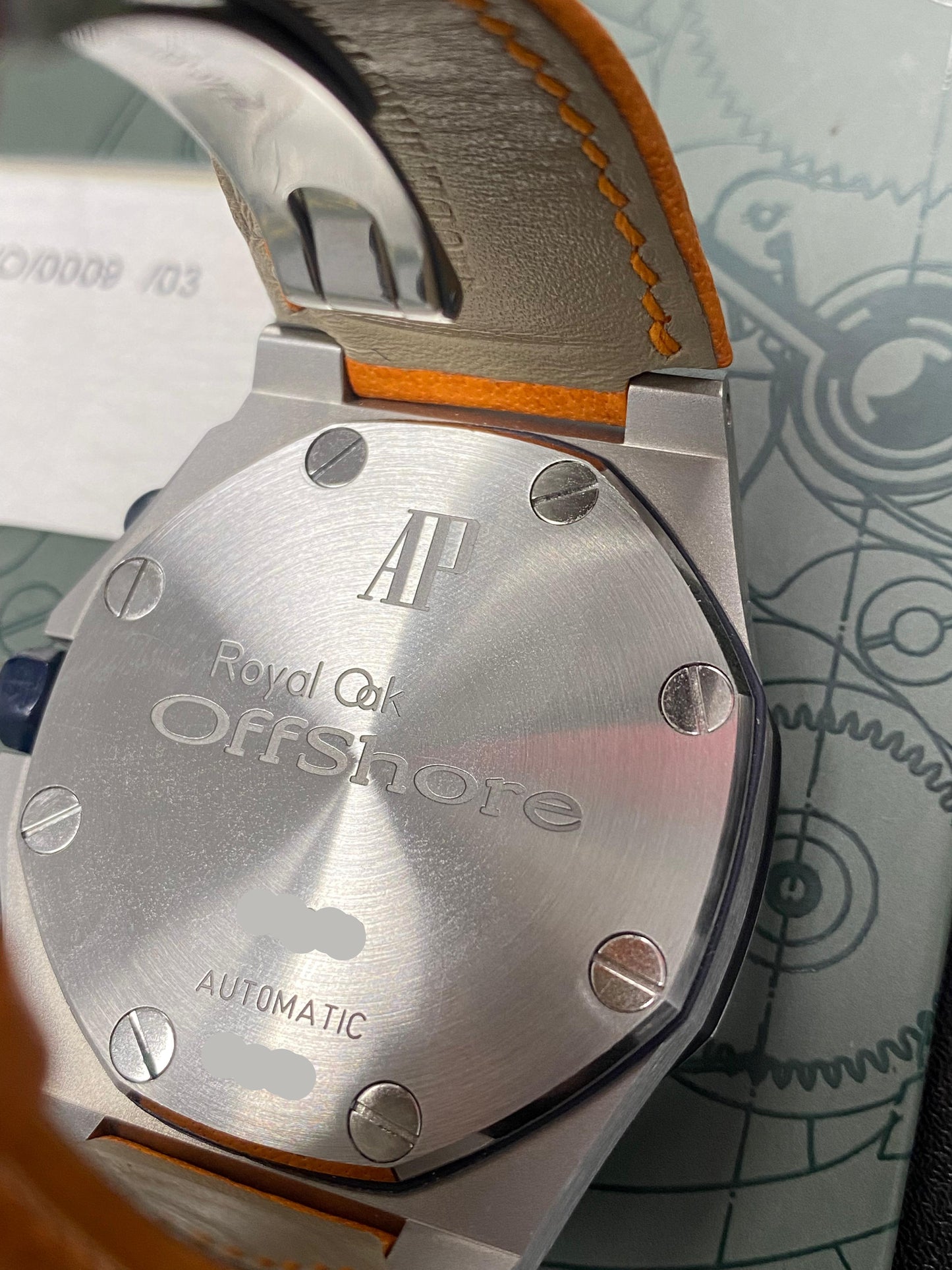 Audemars Piguet - Royal Oak Offshore - Chronograph - 42 MM - Steel - Orange Dial - 25770ST.O.0009.03