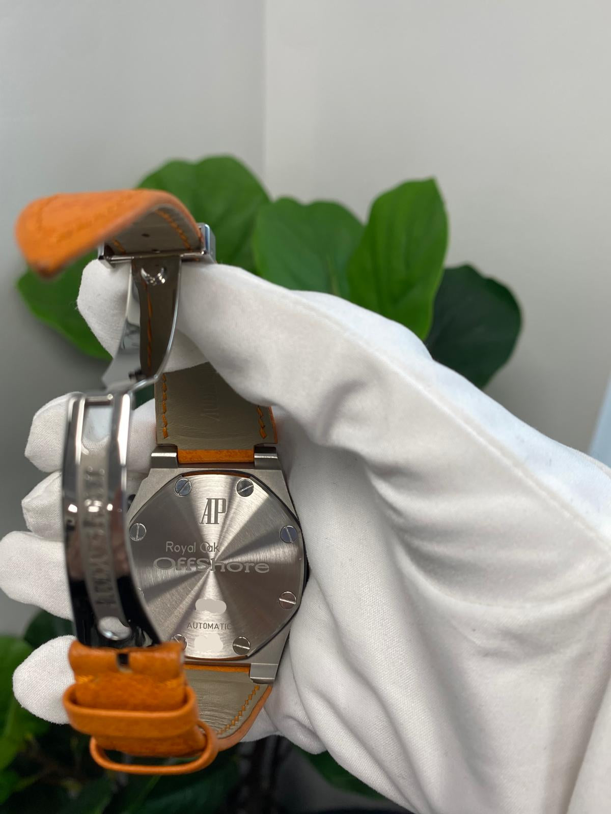 Audemars Piguet - Royal Oak Offshore - Chronograph - 42 MM - Steel - Orange Dial - 25770ST.O.0009.03