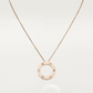 Cartier Love Necklace Diamonds - Rose Gold - B7014700