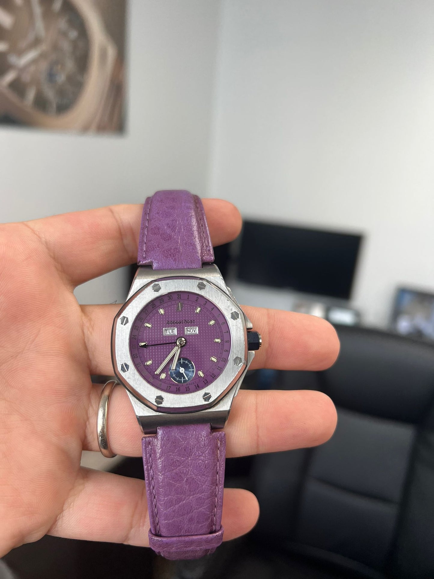 Audemars Piguet - Royal Oak Offshore - Triple Calendar - 38 MM - Steel - 25808ST.0.0009/04