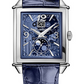 Girard-Perregaux Vintage 1945 Stainless Steel 36.10 x 35.25 MM - Blue Leather Strap - Polycristalline Dial - 25882-11-421-BB4A