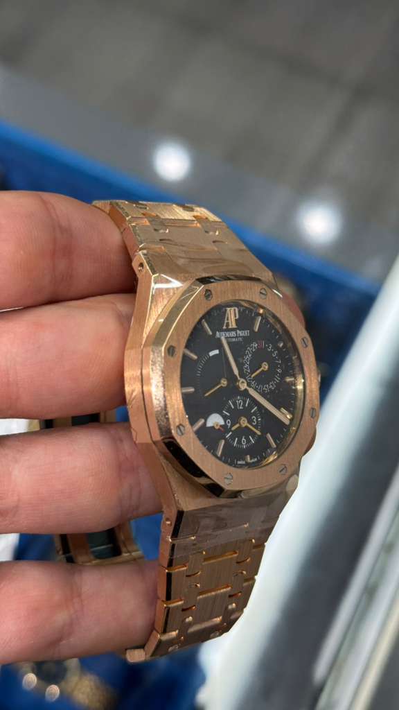 Audemars Piguet - Royal Oak - Dual Time - 39 MM - Rose Gold - Black Dial - 26120OR.OO.D002CR.01