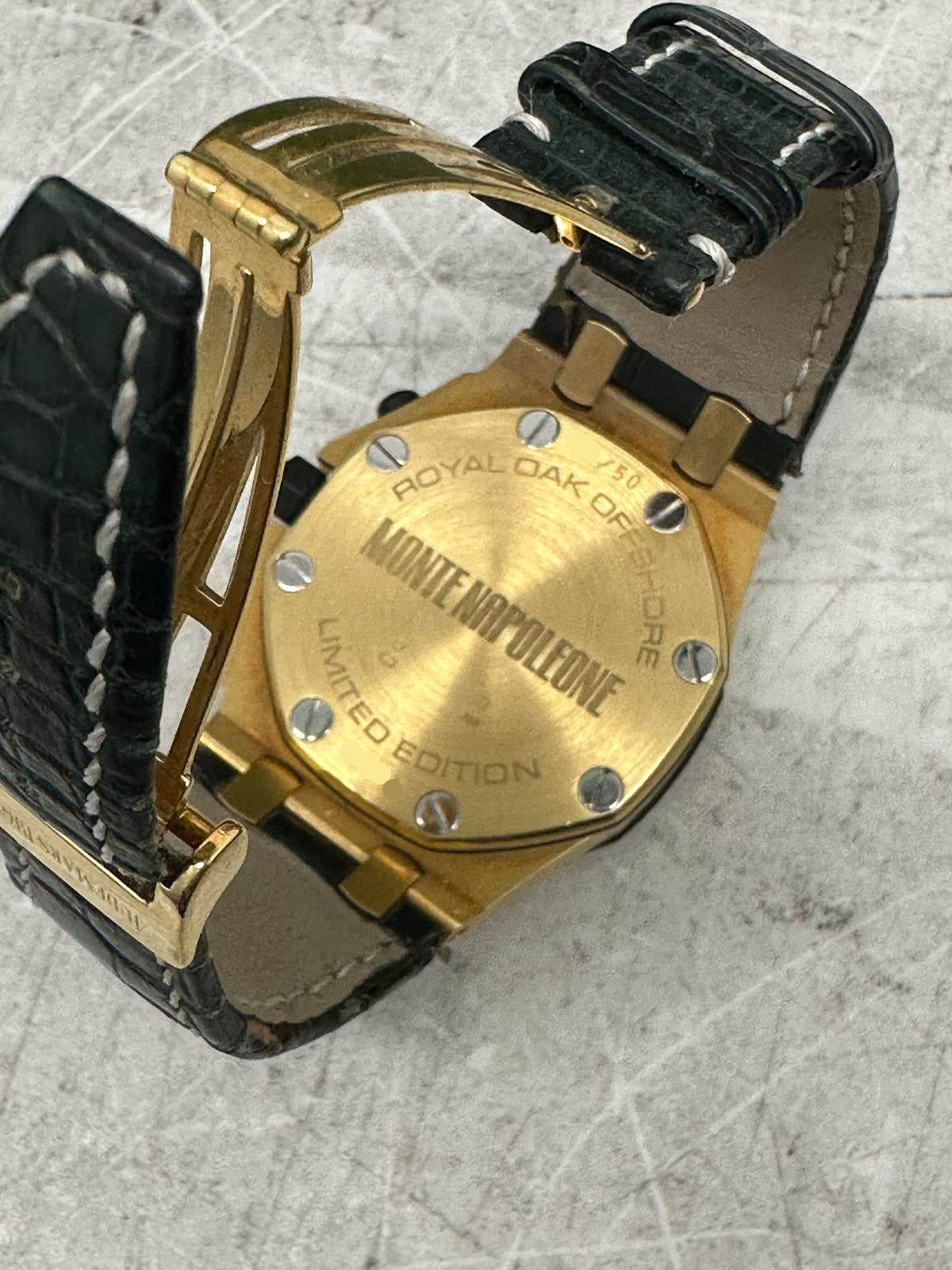 Audemars Piguet - Royal Oak Offshore Montenapoleone - 42 MM - Yellow Gold - Chronograph - Limited Edition - 26194BA.OO.D038CR.01