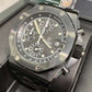 Audemars Piguet Royal Oak Offshore Selfwinding Chronograph Black Ceramic 42 MM - Black Rubber Bracelet - Black Dial - 26238CE.OO.1300CE.01