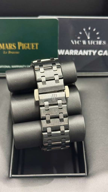 Audemars Piguet Royal Oak Offshore Selfwinding Chronograph Black Ceramic 42 MM - Black Rubber Bracelet - Black Dial - 26238CE.OO.1300CE.01