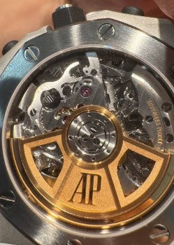 Audemars Piguet Royal Oak Offshore Stainless Steel Selfwinding Chronograph 42 MM - Blue Rubber Strap - Blue Dial - 26238ST.OO.A340CA.01