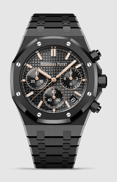 Audemars Piguet Royal Oak Selfwinding Chronograph 41 MM - Black Ceramic Bracelet - Black Dial - 26240CE.OO.1225CE.02