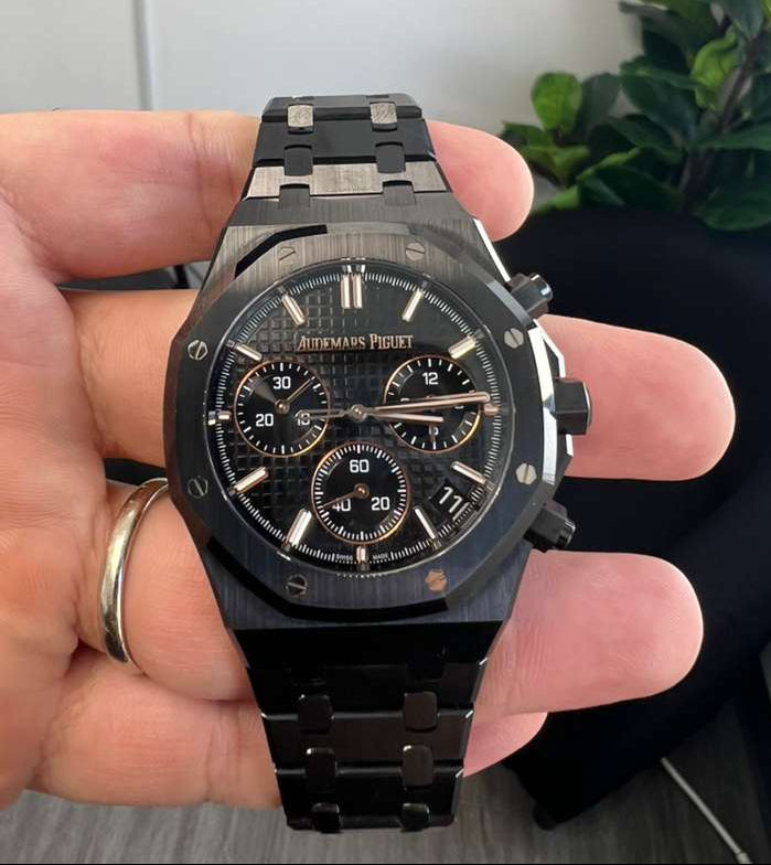 Audemars Piguet Royal Oak Selfwinding Chronograph 41 MM - Black Ceramic Bracelet - Black Dial - 26240CE.OO.1225CE.02