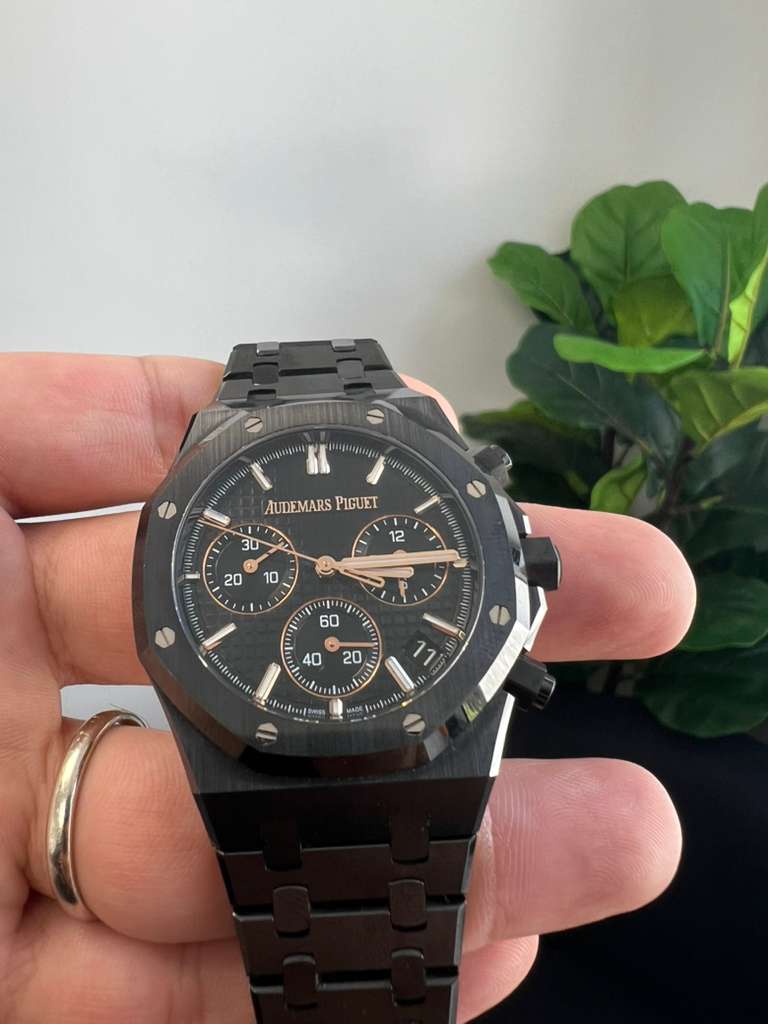 Audemars Piguet Royal Oak Selfwinding Chronograph 41 MM - Black Ceramic Bracelet - Black Dial - 26240CE.OO.1225CE.02