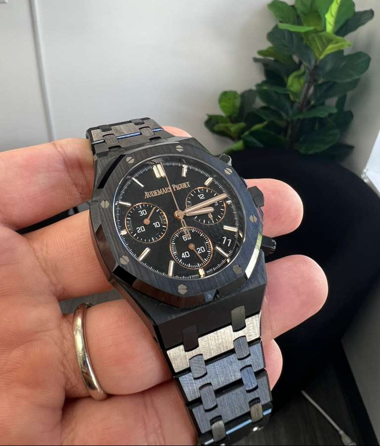 Audemars Piguet Royal Oak Selfwinding Chronograph 41 MM - Black Ceramic Bracelet - Black Dial - 26240CE.OO.1225CE.02