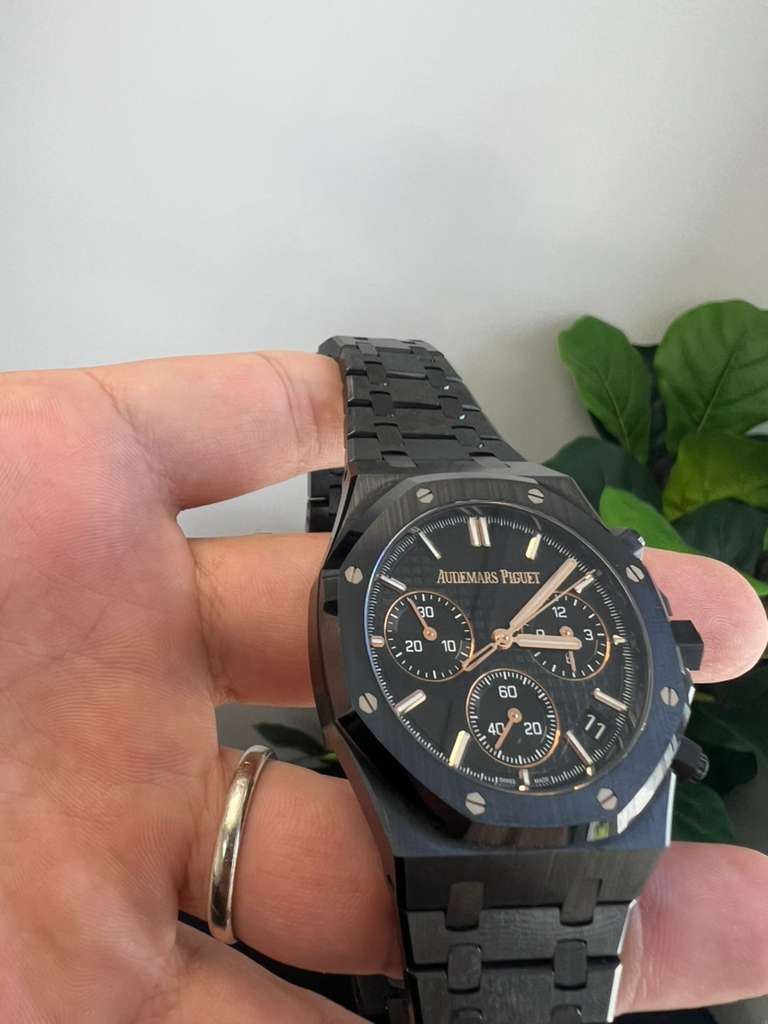 Audemars Piguet Royal Oak Selfwinding Chronograph 41 MM - Black Ceramic Bracelet - Black Dial - 26240CE.OO.1225CE.02