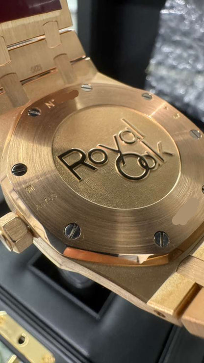 Audemars Piguet - Royal Oak - 39 MM - Rose Gold - Converted Bracelet - 26330OR.OO.D088CR.01 RG