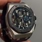 Audemars Piguet Royal Oak Offshore Tourbillon Chronograph Platinum 44 MM - Blue Rubber Strap - Skeleton Blue Dial - 26388PO.OO.D027CA.01
