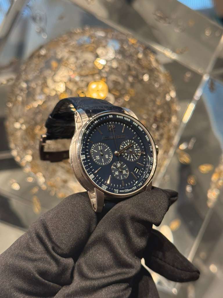 Audemars Piguet - Code 11.59 Chronograph - 41 MM - White Gold - Blue Dial - 26393BC.OO.A321CR.01
