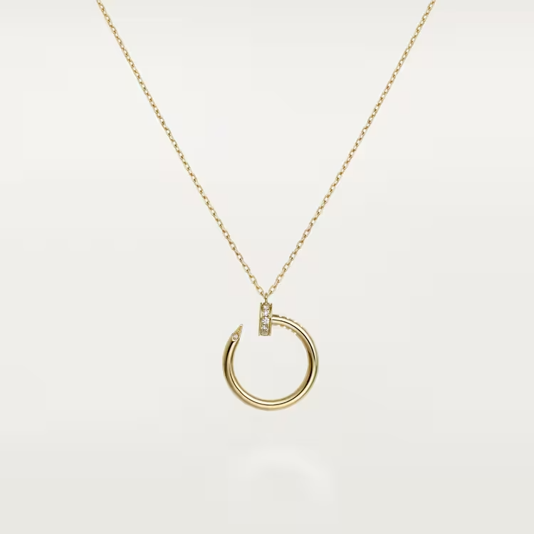 Cartier Juste Un Clou Necklace - Yellow Gold - Diamonds - B7224889