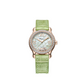 Chopard Happy Sport Rose Gold 30 MM - Green Alligator Strap - Diamond Bezel - White Diamond Dial - 274893-5016