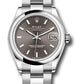 Rolex Stainless Steel Datejust - 31 MM - Oyster Bracelet - Domed Bezel - Dark Grey Index Dial - 278240 dkgio