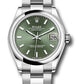 Rolex Stainless Steel Datejust - 31 MM - Oyster Bracelet - Domed Bezel - Mint Green Index Dial - 278240 mgio