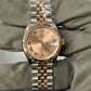 Rolex Steel and Everose Gold Datejust - 31 MM - Jubilee Bracelet - Fluted Bezel - Rose Roman Dial - 278271-0006