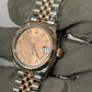 Rolex Steel and Everose Gold Datejust - 31 MM - Jubilee Bracelet - Fluted Bezel - Rose Roman Dial - 278271-0006
