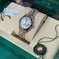 Rolex Steel and Everose Gold Datejust - 31 MM - Jubilee Bracelet - Fluted Bezel - White Mother-Of-Pearl Diamond Dial - 278271-0026