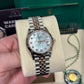 Rolex Steel and Everose Gold Datejust - 31 MM - Jubilee Bracelet - Fluted Bezel - White Mother-Of-Pearl Diamond Dial - 278271-0026