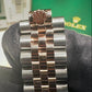 Rolex Steel and Everose Gold Datejust - 31 MM - Jubilee Bracelet - &nbsp;Fluted Bezel - Chocolate Diamond Dial - 278271-0028