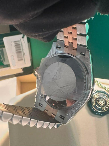 Rolex Steel and Everose Gold Datejust - 31 MM - Jubilee Bracelet - &nbsp;Fluted Bezel - Chocolate Diamond Dial - 278271-0028
