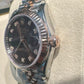Rolex Steel and Everose Gold Datejust - 31 MM - Jubilee Bracelet - &nbsp;Fluted Bezel - Chocolate Diamond Dial - 278271-0028