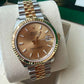 Rolex Steel and Yellow Gold Datejust - 31 MM - Jubilee Bracelet - Fluted Bezel - Champagne Index Dial - 278273-0014