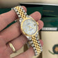 Rolex Steel and Yellow Gold Datejust - 31 MM - Jubilee Bracelet - Fluted Bezel - Mother-of-Pearl Diamond Dial - 278273-0028