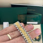 Rolex Steel and Yellow Gold Datejust - 31 MM - Jubilee Bracelet - Fluted Bezel - Mother-of-Pearl Diamond Dial - 278273-0028