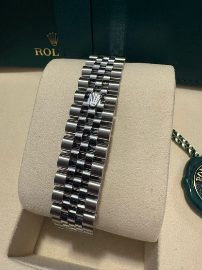 Rolex Steel and White Gold Datejust - 31 MM - Jubilee Bracelet - Fluted Bezel - Pink Diamond Dial - 278274-0032