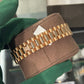 Rolex Everose Gold Datejust - 31 MM - President Bracelet - Diamond Bezel - Silver Diamond Dial - 278285RBR mdp
