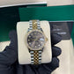 Rolex Steel and Yellow Gold Datejust - 31 MM - Jubilee Bracelet - Diamond Bezel - Dark Grey Diamond Dial - 278383RBR dkgdj