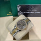 Rolex Steel and Yellow Gold Datejust - 31 MM - Jubilee Bracelet - Diamond Bezel - Dark Grey Diamond Dial - 278383RBR dkgdj