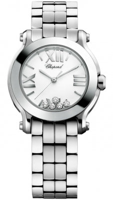 Chopard Happy Sport - Stainless Steel - 30 MM - White Dial - 278509-3002