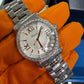Chopard Happy Sport Stainless Steel 33 MM - Stainless Steel Bracelet - Diamomnd Bezel - White Diamond Dial - 278608-3004