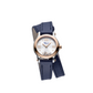 Chopard Happy Sport Rose Gold and Stainless Steel 25 MM - Blue Leather Strap - White Diamond Dial - 278620-6001