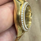 Rolex Lady-Datejust Yellow Gold- 28 MM - President Bracelet - Diamond Bezel - Champagne Diamond Dial - 279138RBR