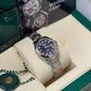 Rolex Lady-Datejust - 28 MM - Oystersteel and Rose Gold - Oyster Bracelet - Smooth Bezel - Purple Diamond Dial - 279161-0016