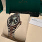 Rolex Lady-Datejust - 28 MM - Oystersteel and Rose Gold - Jubilee Bracelet - Fluted Bezel - Green Diamond Dial - 279171-0007