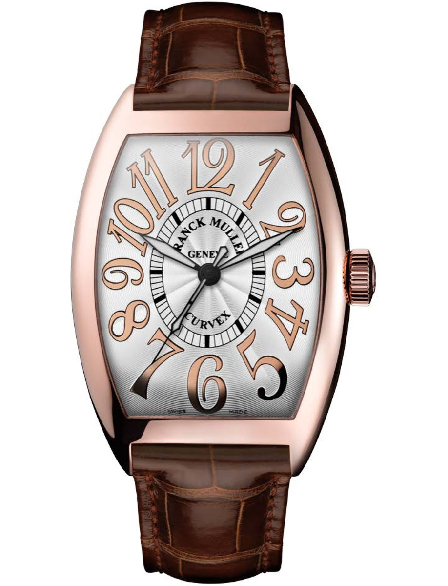 Franck Muller Cintrée Curvex - 31 MM - 18k Rose Gold - Silver Dial - 2852SCREL5NE