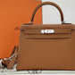 Hermès Kelly Sellier 28 - Gold Togo Leather - Palladium Hardware - K28GTPHW
